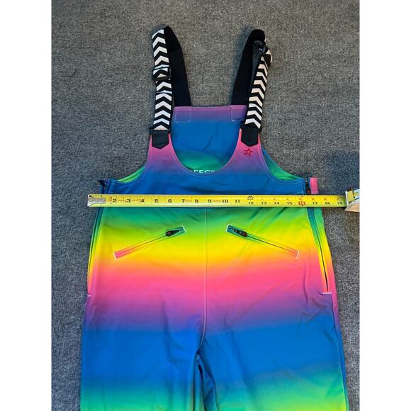 Perfect Moment Womens Multicolor Rainbow Flare Leg One-Piece Jumpsuit Size M - Picture 4 of 16